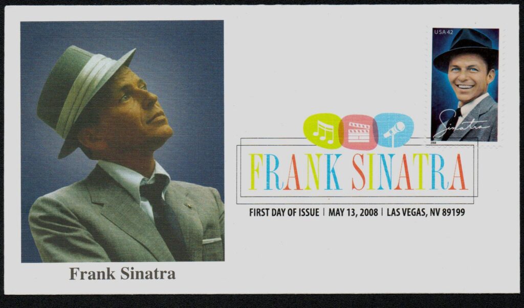 # 4265 - 2008 42c Frank Sinatra Fleetwood First Day Cover with Digital Color Cancel