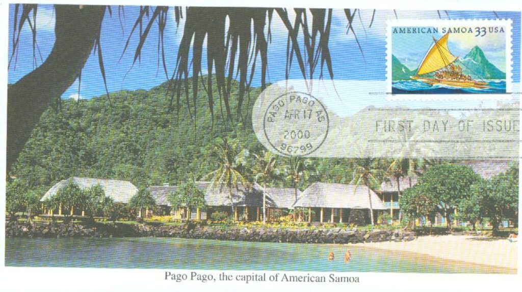 #4276 - 2008 42c Flags of Our Nation, American Samoa  Mystic First Day Cover