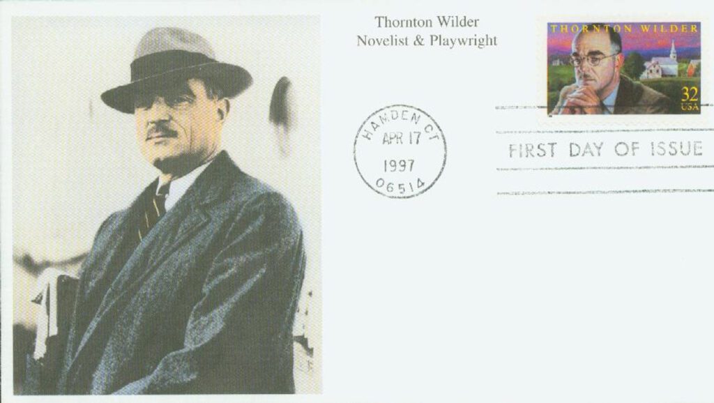 #3134 - 1997 32c Literary Arts: Thornton Wilder Mystic First Day Cover