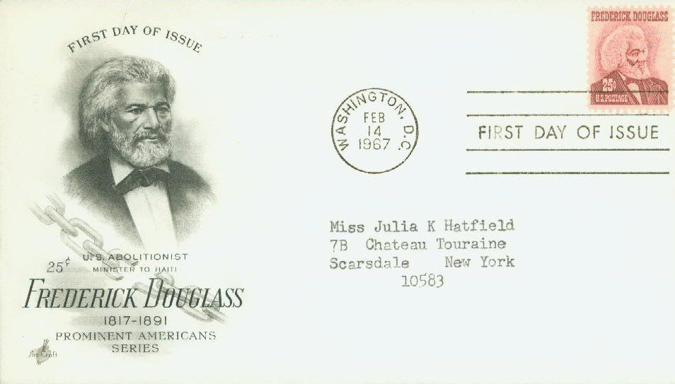 1967 25¢ Frederick Douglass Classic First Day Cover