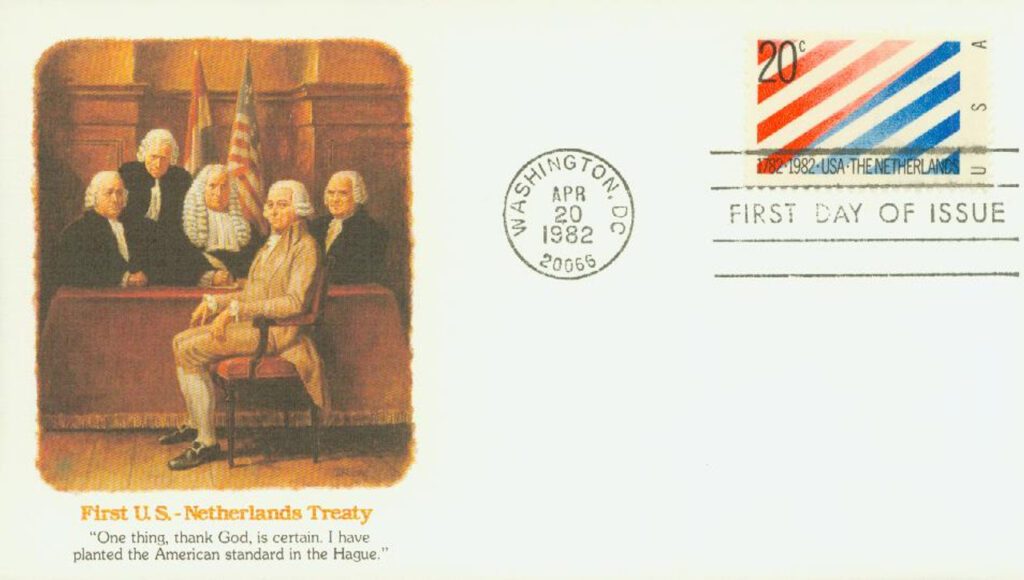 #2003 - 1982 20c U.S. and Netherlands Relations Fleetwood First Day Cover