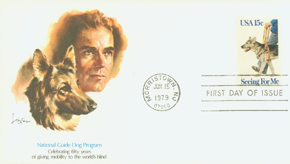 # 1787 - 1979 15c Seeing Eye Dogs Fleetwood First Day Cover