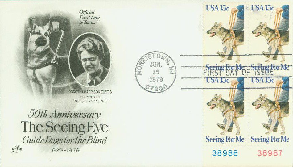 # 1787 - 1979 15c Seeing Eye Dogs Classic First Day Cover