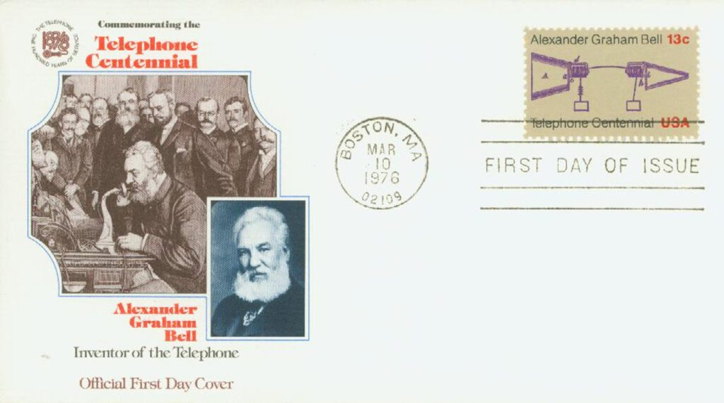 # 1683 - 1976 13c Telephone Centennial Fleetwood First Day Cover
