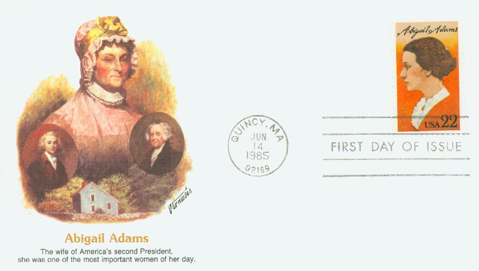 # 2146 - 1985 22c Abigail Adams Fleetwood First Day Cover