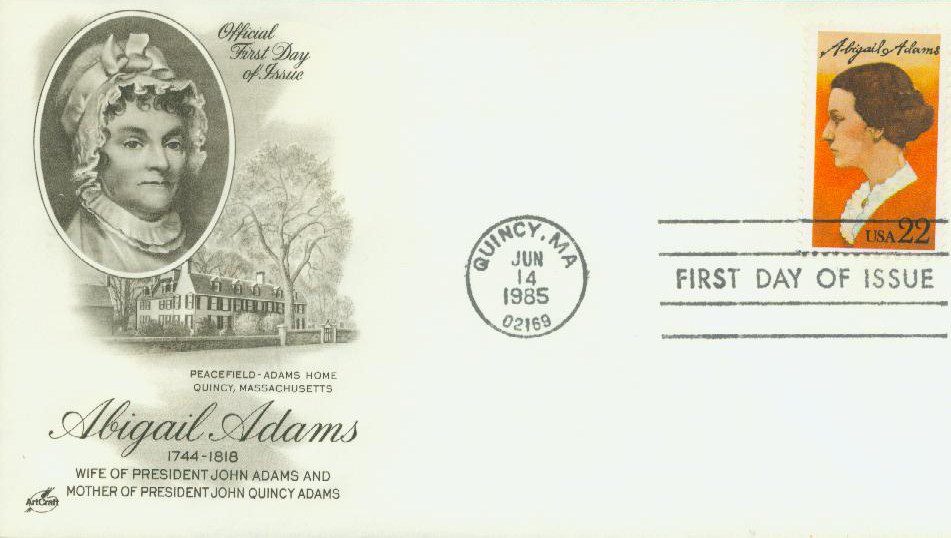 # 2146 - 1985 22c Abigail Adams Classic First Day Cover