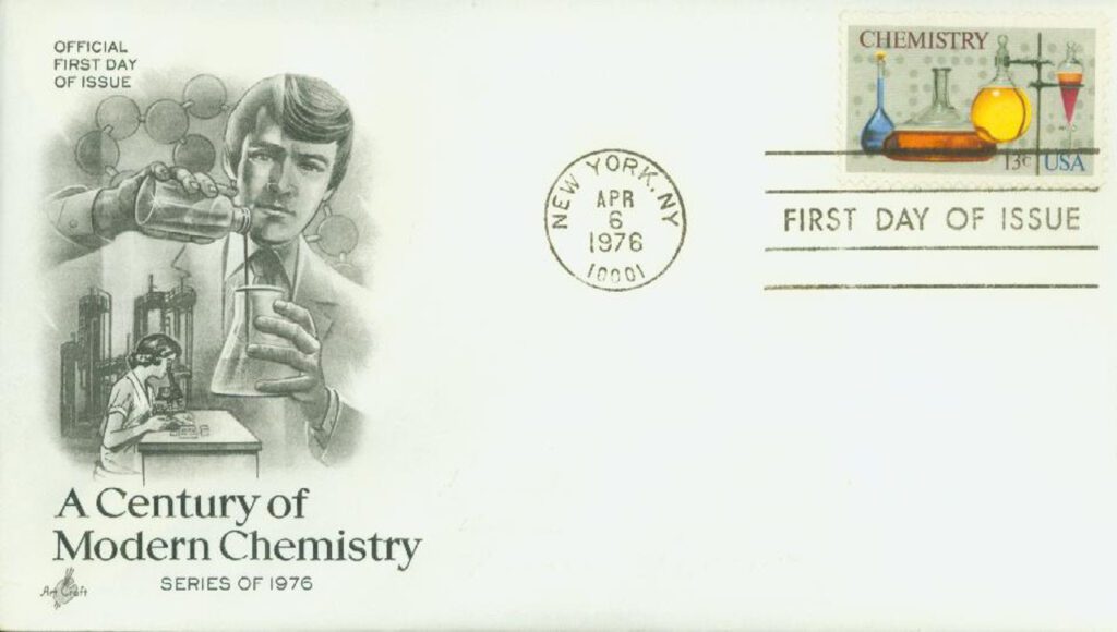 # 1685 - 1976 13c Chemistry Centenary Classic First Day Cover