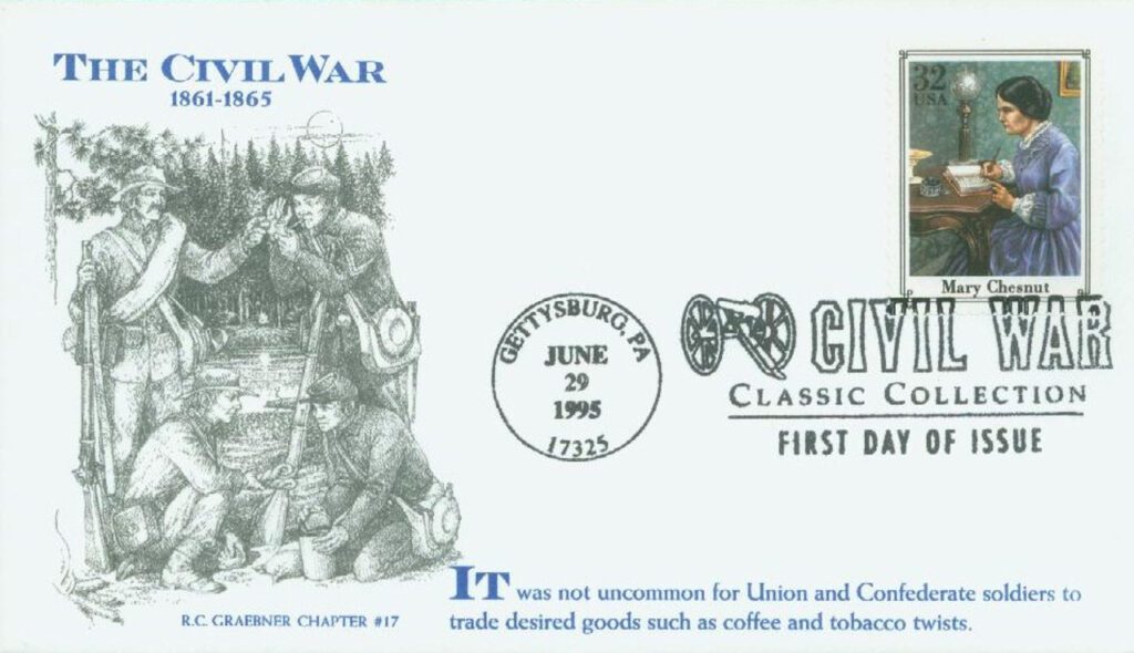 #2975o - 1995 32c Civil War: Mary Chestnut Classic First Day Cover