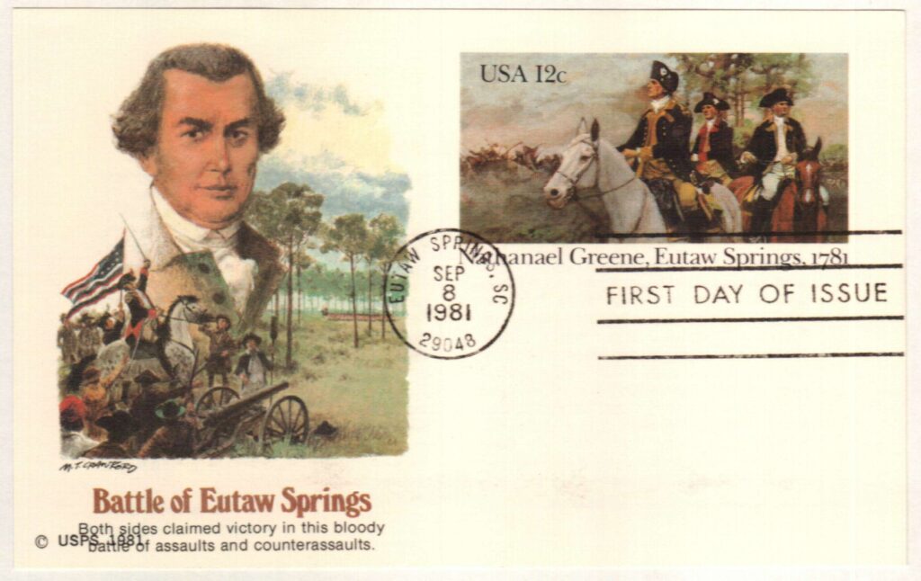 # UX90 - 1981 12c Postal Card - Nathanael Greene