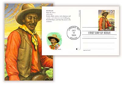 # UX184 - 1994 19c Bill Pickett (rev) Postal Card