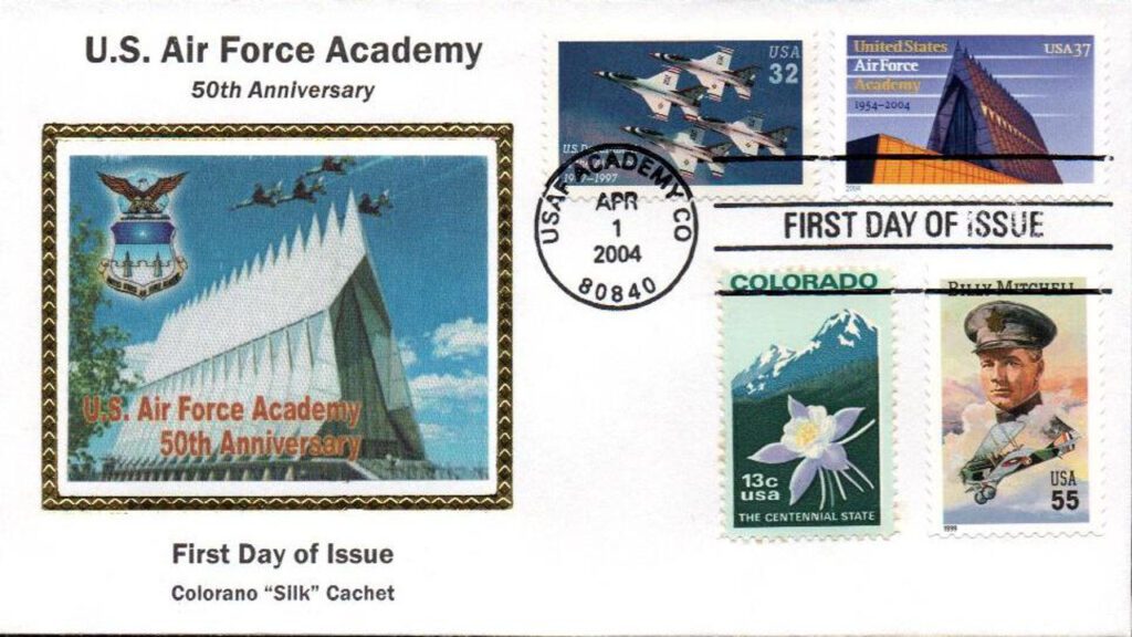 2004 37¢ U.S. Air Force Academy Colorano Silk Cachet Combination First Day Cover