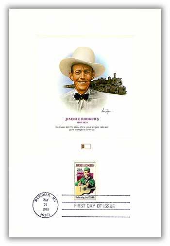 1978 13¢ Jimmy Rogers Fleetwood First Day Proof Card