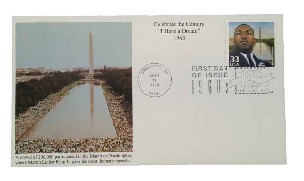 3188a - 1999 33c Celebrate the Century - 1960s: "I Have a Dream" Mystic First Day Cover