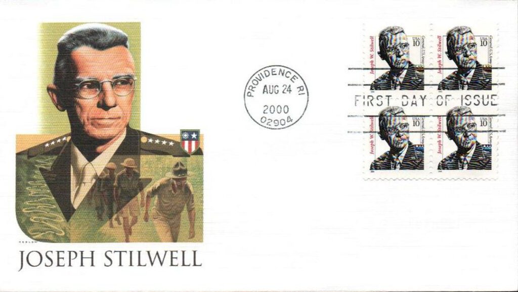 2000 10¢ Distinguished Americans: General Joseph W. Stilwell Fleetwood First Day Cover