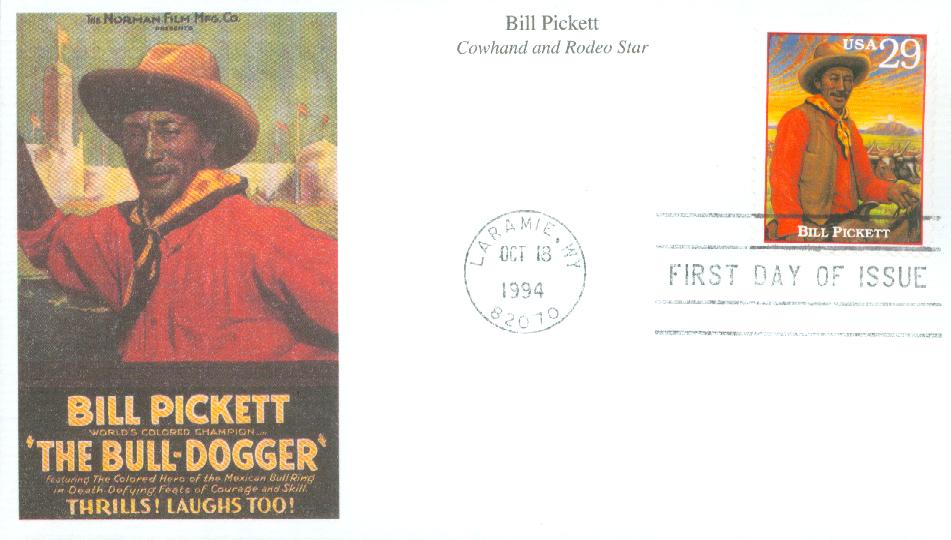 # 2869g - 1994 29c Bill Pickett Mystic First Day Cover