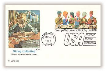 # UX110 - 1986 14c Postal Card - Stamp Collecting