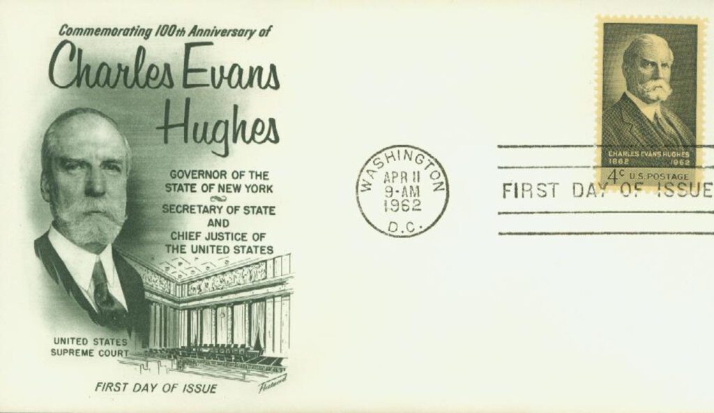 #1195 - 1962 4c Charles Evans Hughes Fleetwood First Day Cover