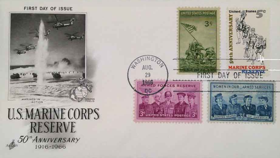 # 1315 - 1966 5c Marine Corps Reserve