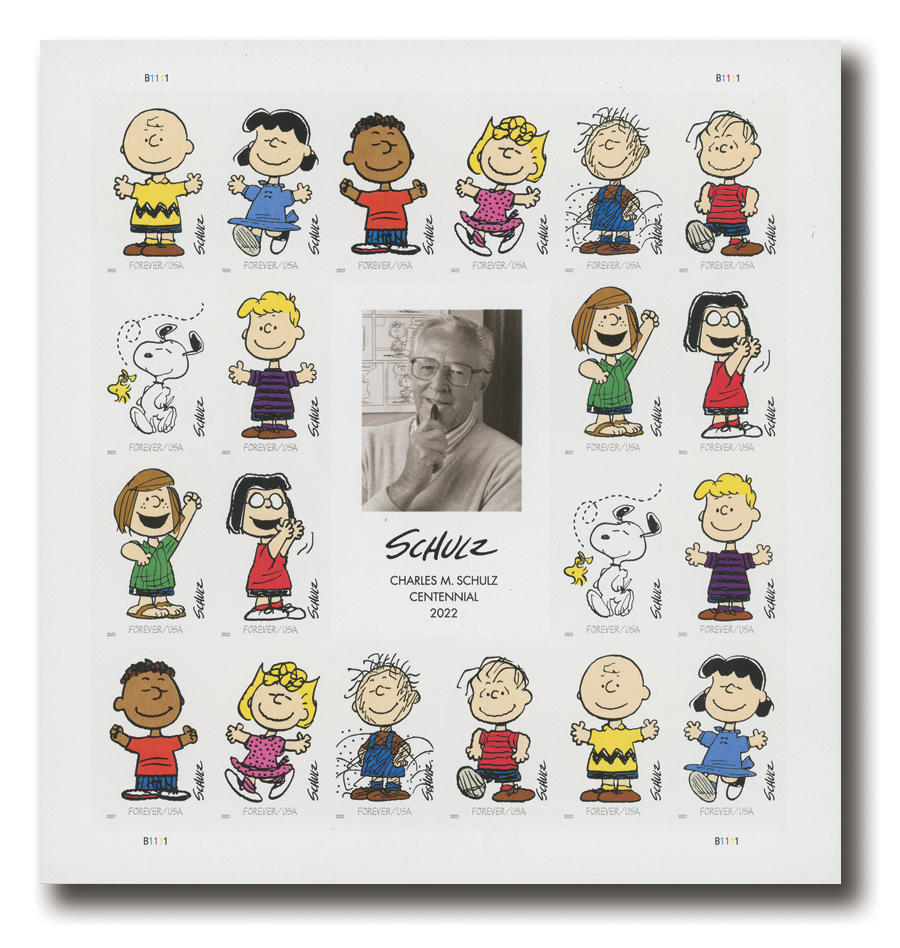 2022 Charles Schulz Sheet of 20