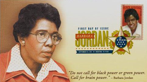 2011 44¢ Barbara Jordan Fleetwood First Day Cover with Digital Color Cancel