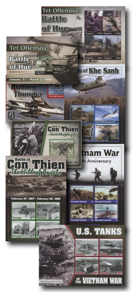 # MFN422 - 2020 Vietnam War Mint Stamp Collection, 5 Sheets & 3 Souvenir Sheets