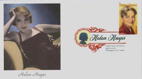 # 4525 - 2011 First-Class Forever Stamp - Helen Hayes Fleetwood First Day Cover with Digital Color Cancel
