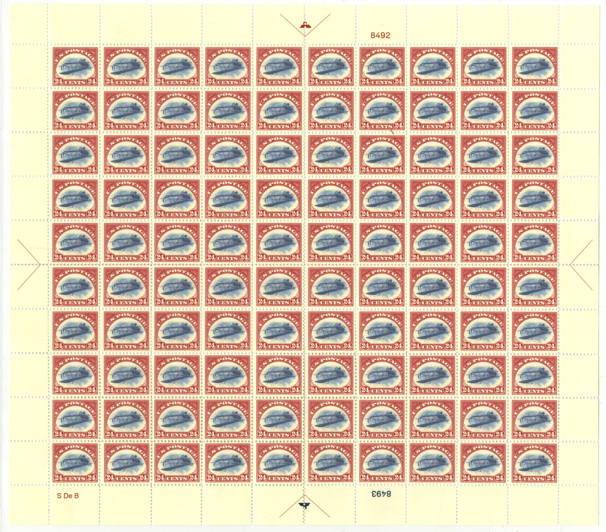 1918 24¢ Jenny Invert (C3a) Reproduction