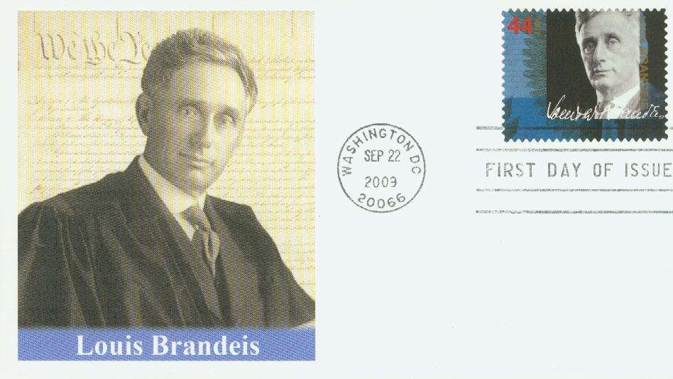 # 4422c - 2009 44c Louis Brandeis Fleetwood First Day Cover