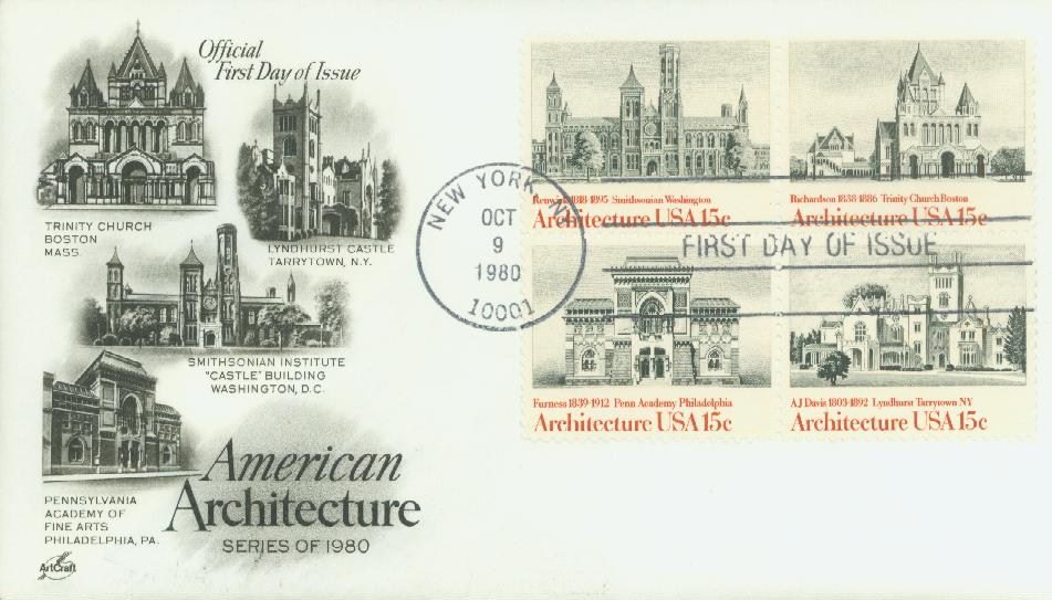 1980 15¢ American Architecture Classic First Day Cover