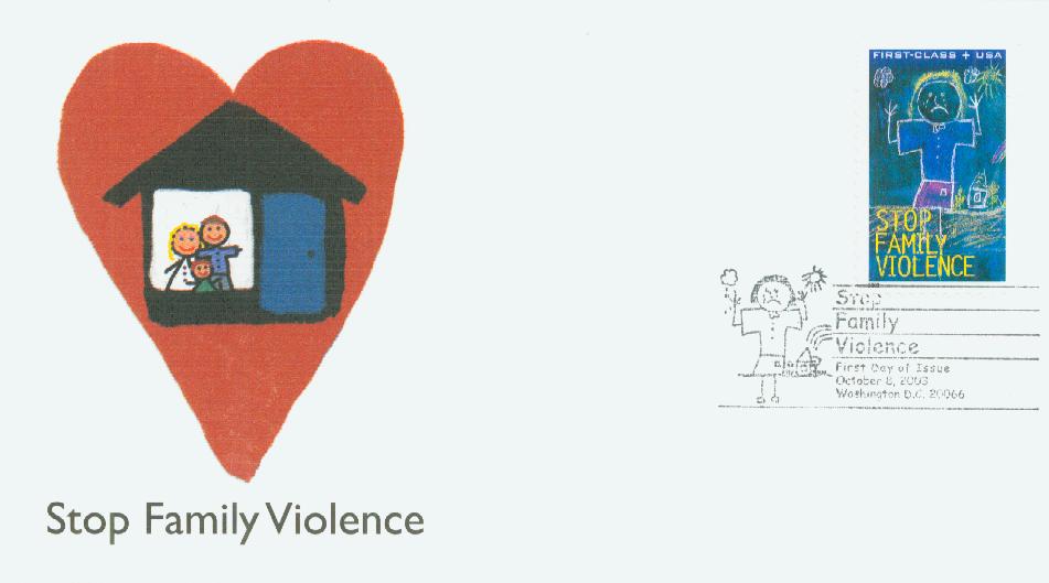 # B3 - 2003 Non-Denominated, 37c + 8c Surtax Semipoostal - Stop Family Violence Fleetwood First Day Cover