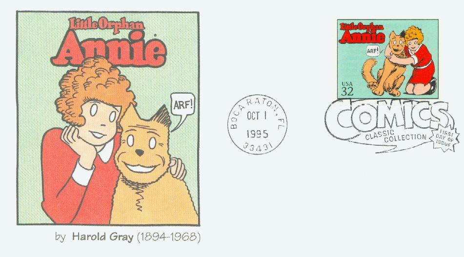 # 3000j - 1995 32c Little Orphan Annie Fleetwood First Day Cover