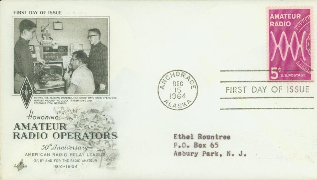 #1260 - 1964 5c Amateur Radio Classic First Day Cover