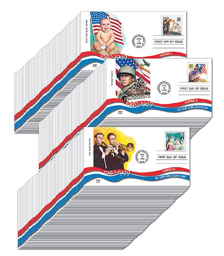 # 3182-91 - 1998-2000 Celebrate The Century, Fleetwood First Day Covers Complete Set 