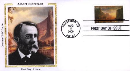 # 4346 - 2008 42c Albert Bierstadt Colorano Silk Cachet First Day Cover