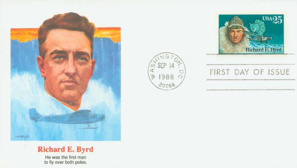# 2388 - 1988 25c Antarctic Explorers: Richard E. Byrd