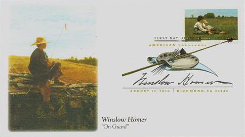 # 4473 - 2010 44c Winslow Homer Fleetwood First Day Cover with Digital Color Cancel