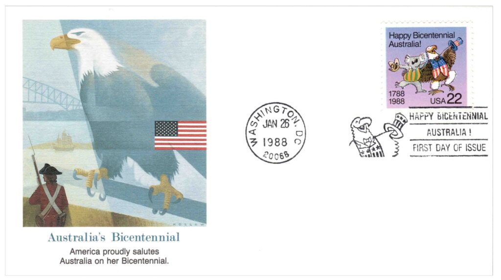 # 2370 - 1988 22c Australia Bicentennial Fleetwood First Day Cover