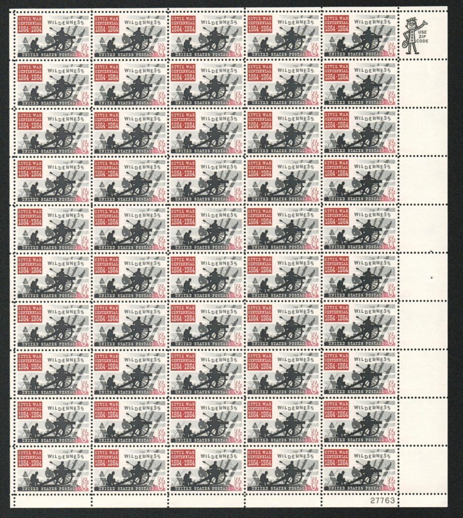 # 1181 - 1964 5c Civil War Centennial: Battle of the Wilderness