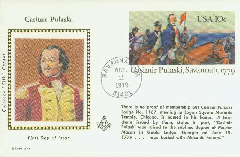 # UX79 - 1979 10c Postal Card - Casimir Pulaski