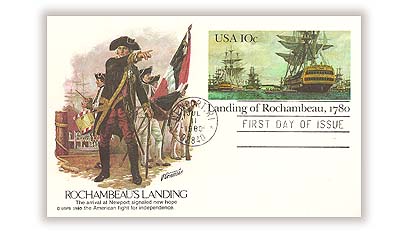 1980 10c Postal Card - Rochambeau