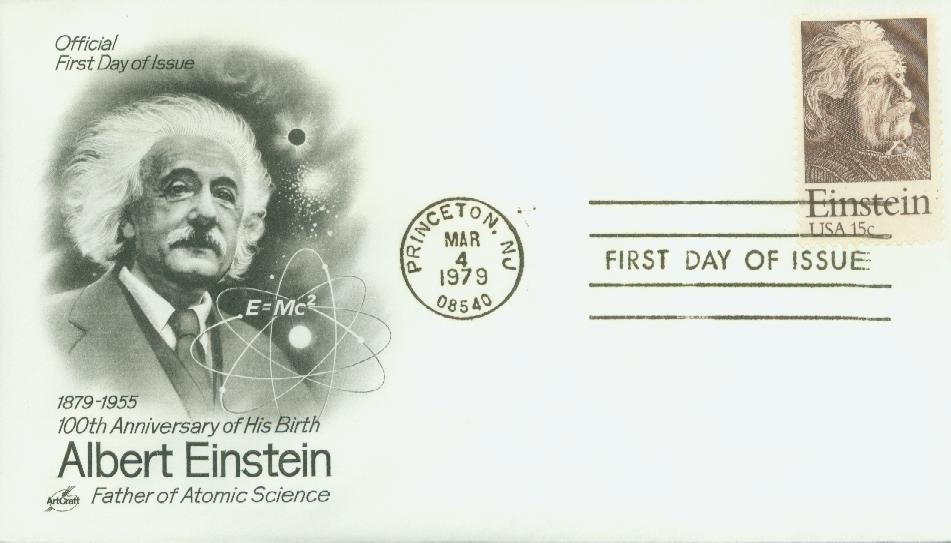 1979 15¢ Albert Einstein Classic First Day Cover