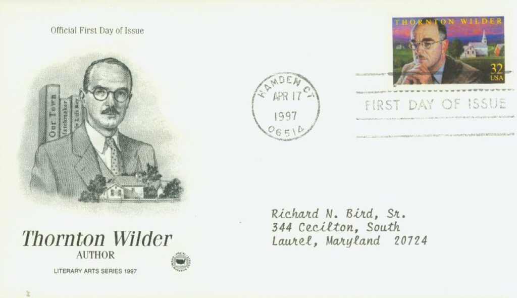 #3134 - 1997 32c Literary Arts: Thornton Wilder Classic First Day Cover
