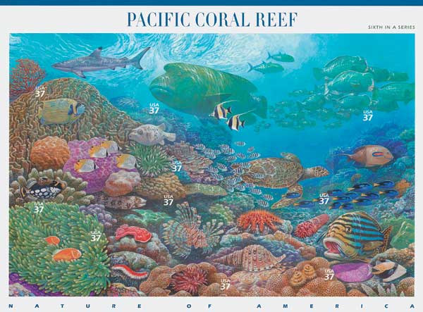 US #3831 Pacific Coral Reef