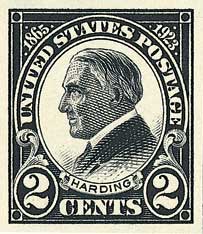 US #611 Imperforate