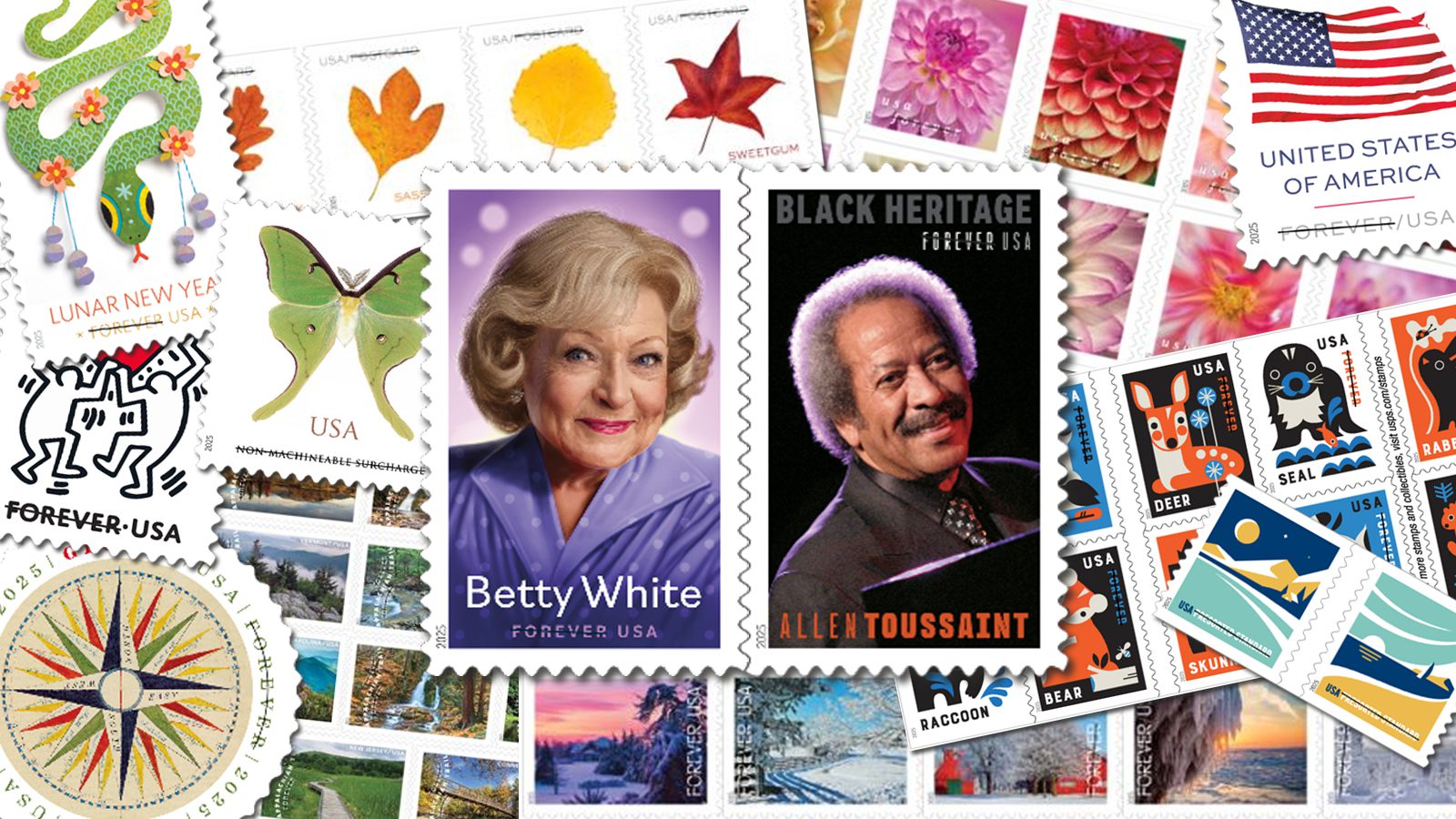 U.S. Postal Service Provides Sneak Peek at 2025 Stamps