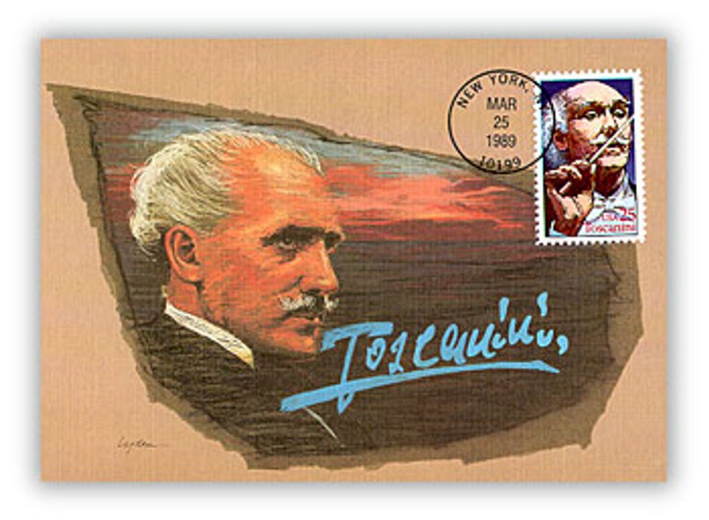 #M89-12 - 1989 25c Arturo Toscanini