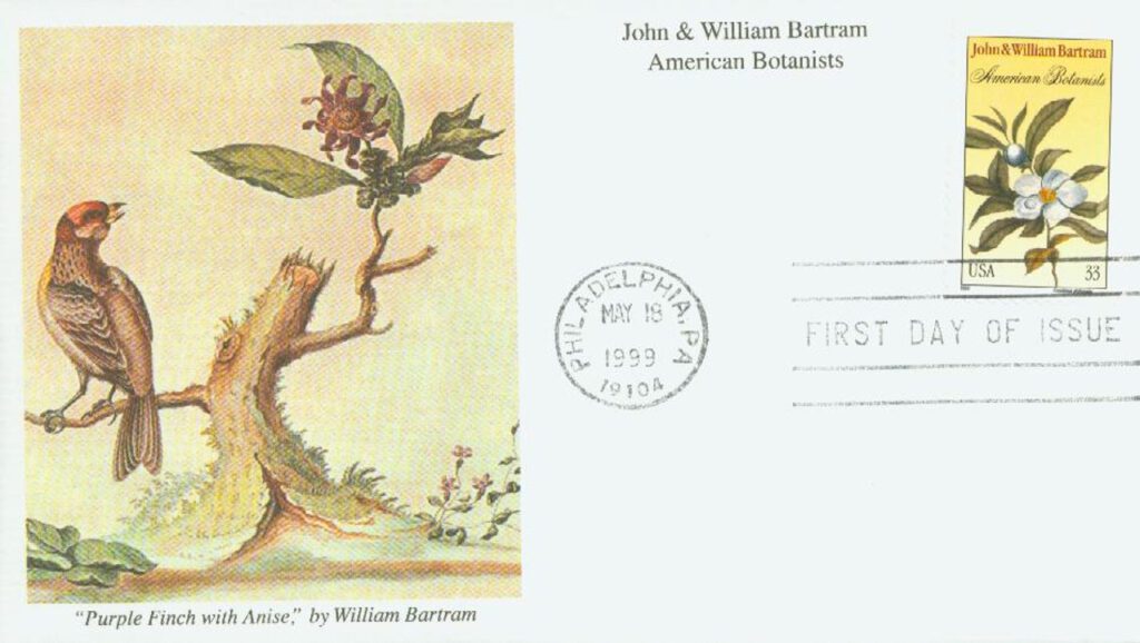 #3314 - 1999 33c John and William Bartram Mystic First Day Cover