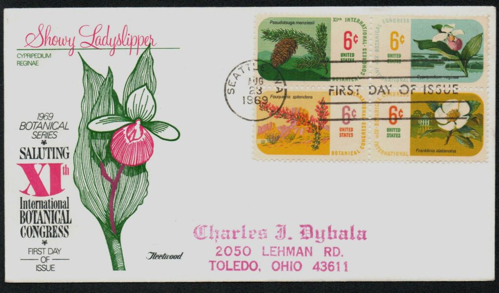 1969 6¢ Botanical Congress Fleetwood First Day Cover