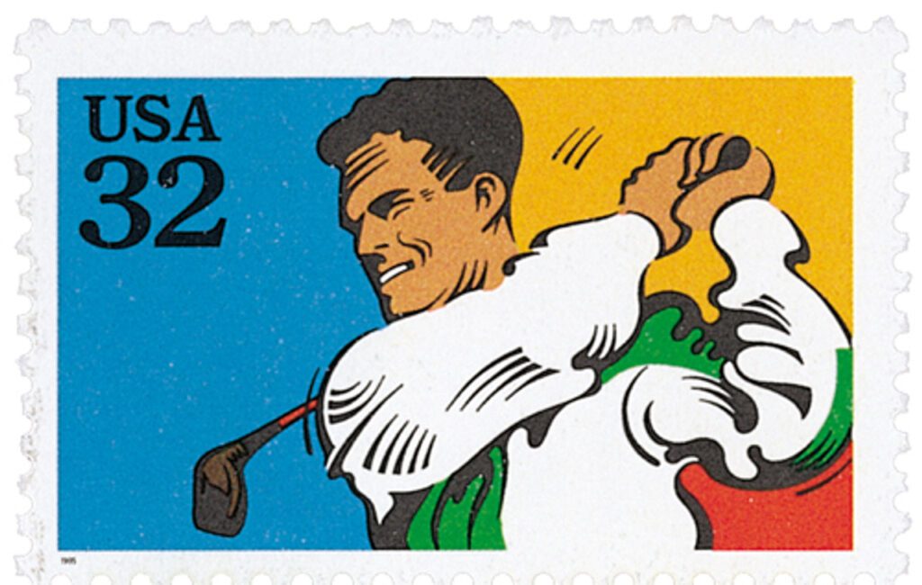 #2965 - 1995 32c Recreational Sports: Golf