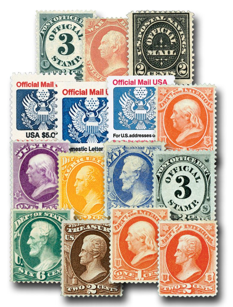 # O3//144 - 1873-1991 3c-29c Official Mail Stamp Officials (15)